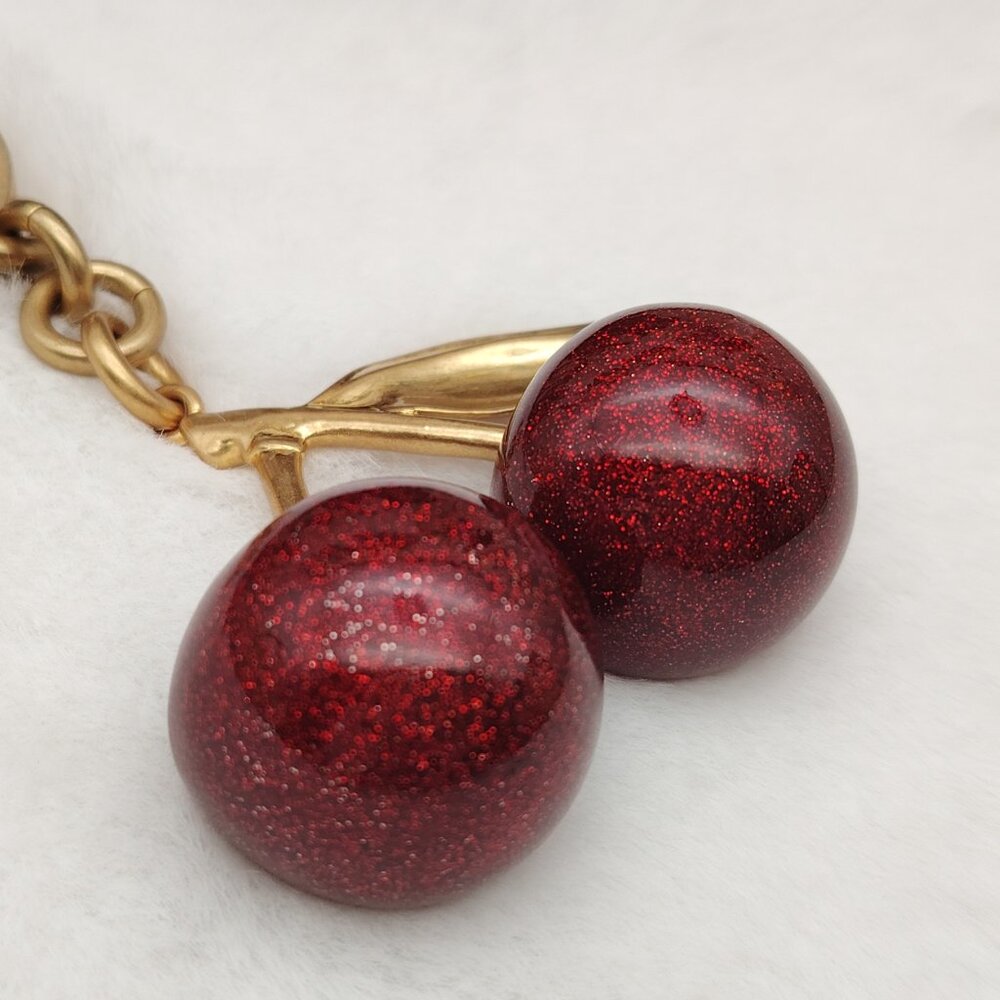 COACH Cherry Bag Charm Keychain - Picture 2 of 9